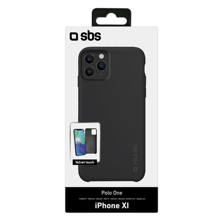 SBS - Coque Polo One pour iPhone 11 Pro, noir