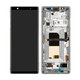 Sony Xperia 5 - LCD + Écran Tactile + Cadre (Gris) - 1319-9455 Genuine Service Pack