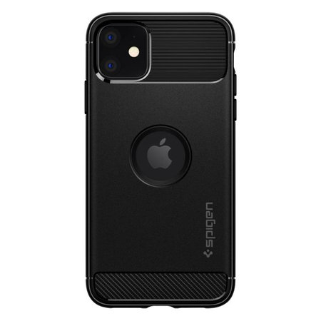 Spigen - Coque Rugged Armor pour iPhone 11, noire