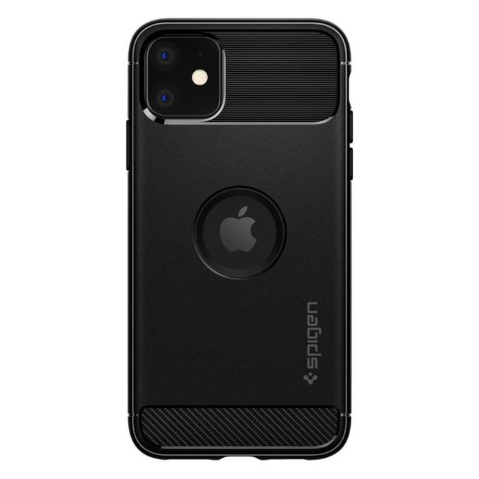 Spigen - Coque Rugged Armor pour iPhone 11, noire