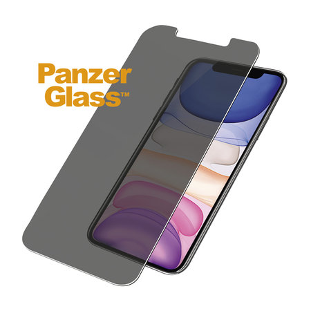 PanzerGlass - Verre trempé Privacy Standard Fit pour iPhone 11, XR, transparent
