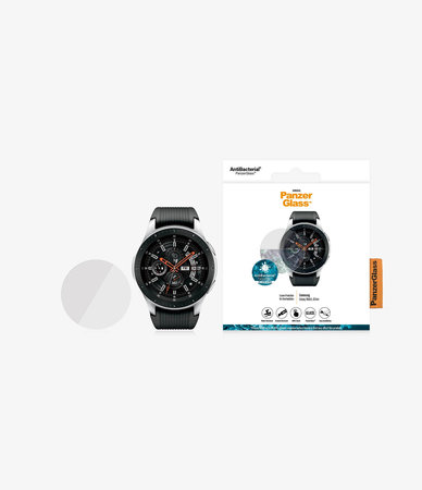 PanzerGlass - Verre plat en verre trempé pour Samsung Galaxy Watch 42 mm, transparent