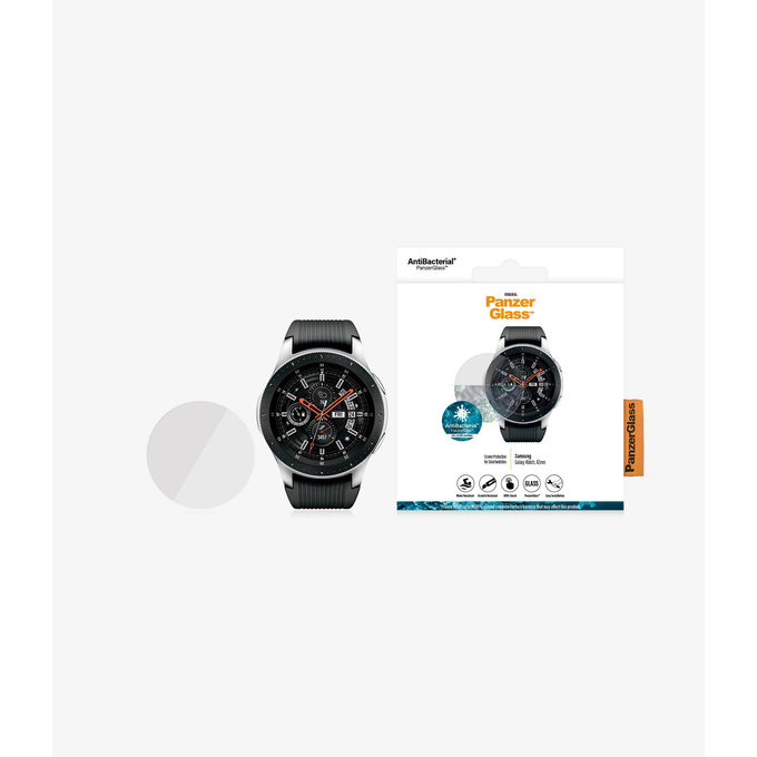 PanzerGlass - Verre plat en verre trempé pour Samsung Galaxy Watch 42 mm, transparent