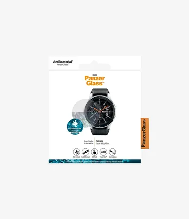 PanzerGlass - Verre plat en verre trempé pour Samsung Galaxy Watch 46 mm, transparent
