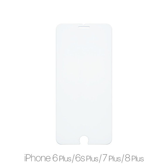 FixPremium Glass - Verre trempé pour iPhone 6 Plus, 6s Plus, 7 Plus et 8 Plus