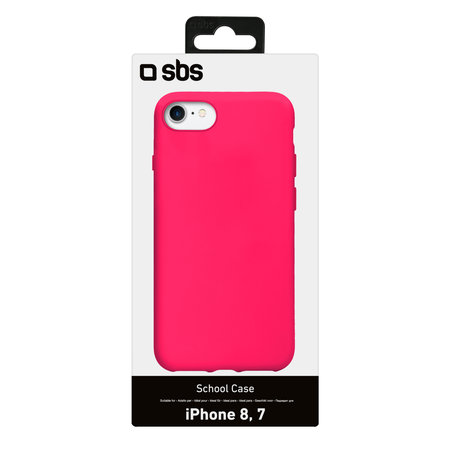 SBS - Coque School pour iPhone 7, 8, SE 2020 & SE 2022, rose