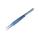 2UUL Tête droite BlueT – Pince à épiler en alliage de titane pour un saut de fil précis (0,1 mm)