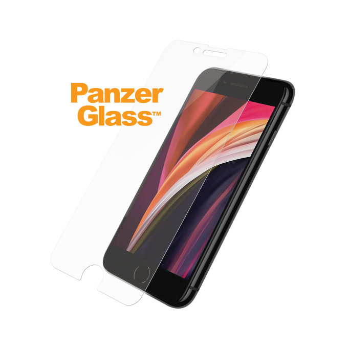 PanzerGlass - Verre Trempé Standard Fit pour iPhone SE 2020, 8, 7, 6s, 6, transparent