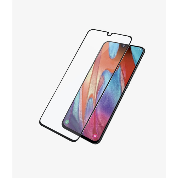 PanzerGlass - Compatible avec les coques en verre trempé pour Samsung Galaxy A41, noir