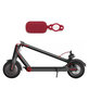 Xiaomi Mi Electric Scooter 1S, 2 M365, Essential, Pro, Pro 2 - Cache décoratif du connecteur de charge (Red)