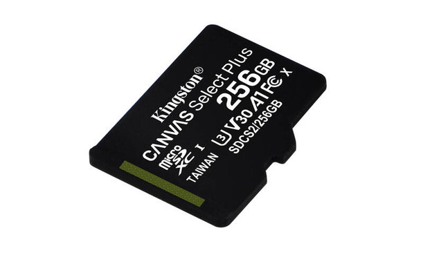 Kingston - MicroSDXC Carte mémoire Canvas Select Plus 256 GB