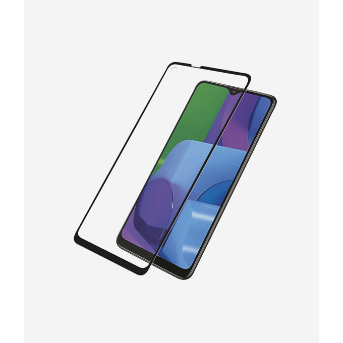 PanzerGlass - Compatible avec les coques en verre trempé pour Samsung Galaxy A21s, noir