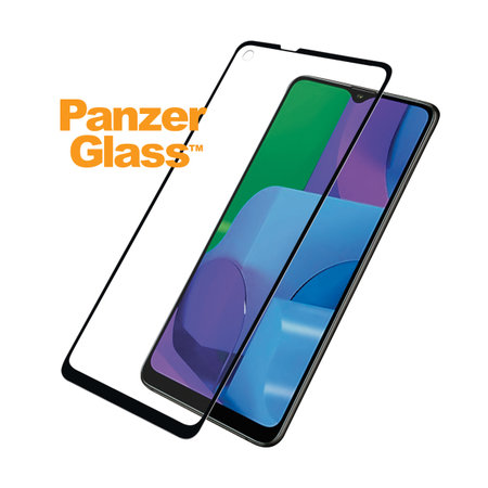 PanzerGlass - Compatible avec les coques en verre trempé pour Samsung Galaxy A21s, noir