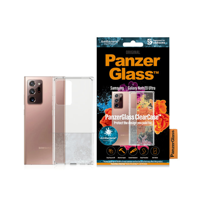 PanzerGlass - Étui ClearCase pour Samsung Galaxy Note 20 Ultra, transparent