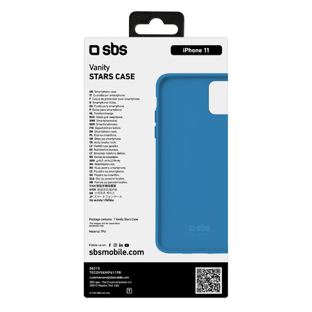 SBS - Étui Vanity pour iPhone 11, bleu