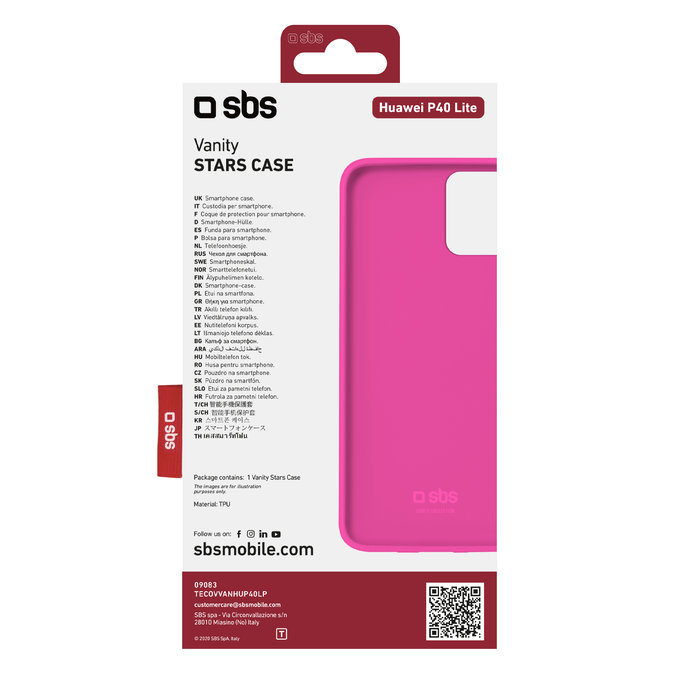 SBS - Étui Vanity pour Huawei P40 Lite, rose