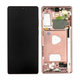 Samsung Galaxy Note 20 N980B - Écran LCD + Ecran Tactile + Cadre (Mystic Bronze) - GH82-23495B, GH82-23733B Genuine Service Pack