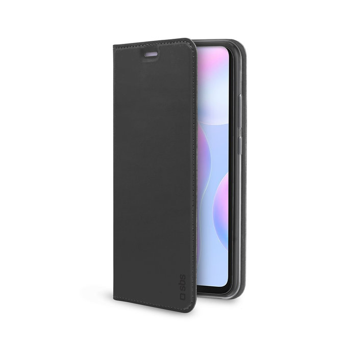 SBS - Étui Book Wallet Lite pour Xiaomi Redmi 9A, 9AT, noir