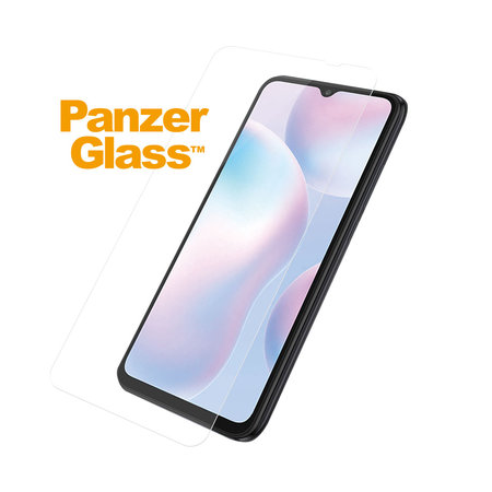 PanzerGlass - Compatible avec les coques en verre trempé pour Xiaomi Redmi 9A, noir