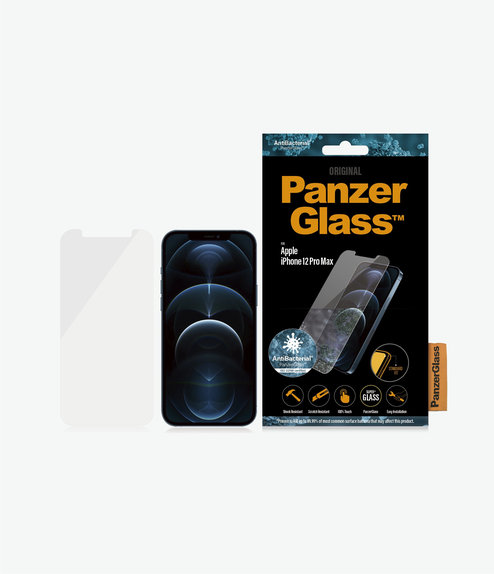 PanzerGlass - Verre Trempé Standard Fit AB pour iPhone 12 Pro Max, transparent