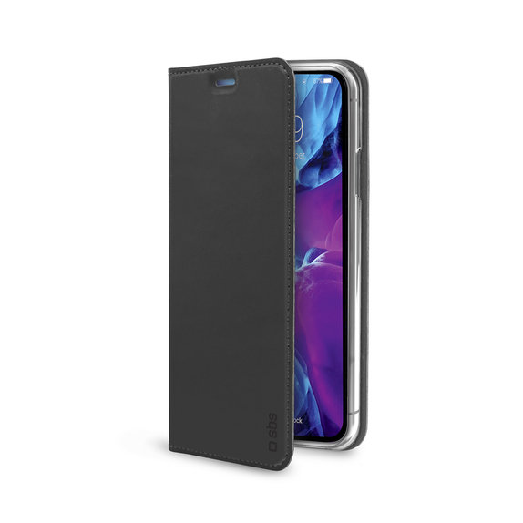 SBS - Étui Book Wallet Lite pour iPhone 12 mini, noir