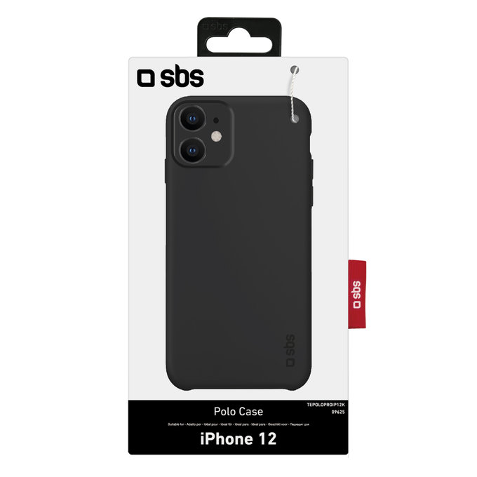 SBS - Coque Polo One pour iPhone 12 mini, noir
