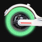 Xiaomi Mi Electric Scooter 1S, 2 M365, Essential, Pro, Pro 2 - Pneu sans chambre à air durable (Green Fluorescent)