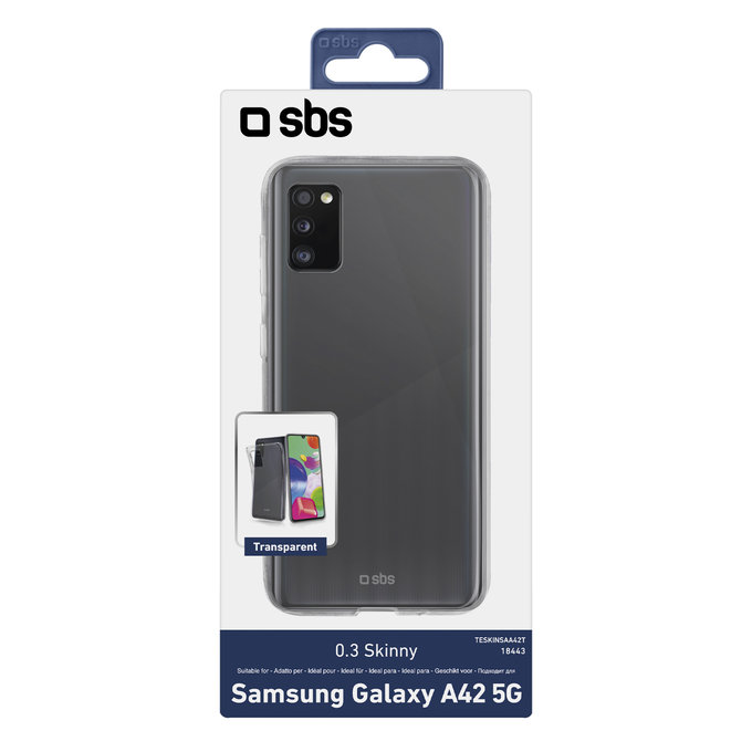 SBS - Coque Skinny pour Samsung Galaxy A42 5G, transparente