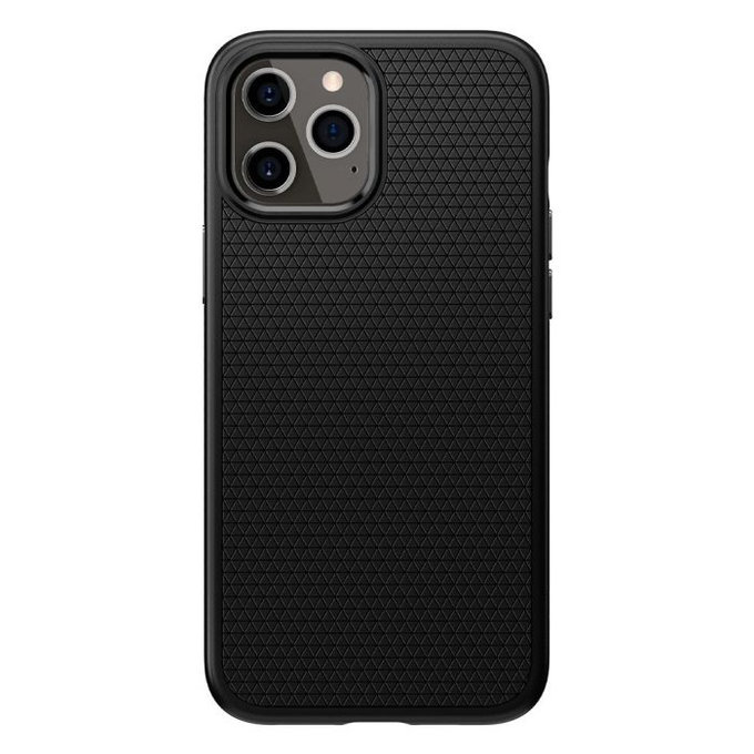 Spigen - Coque Liquid Air pour iPhone 12 Pro Max, noir
