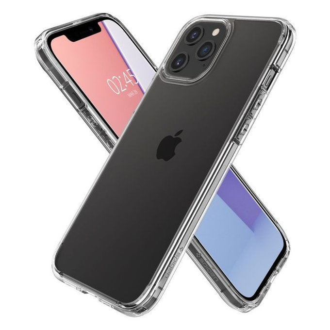 Spigen - Coque Ultra Hybride pour iPhone 12 Pro Max, transparente