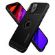 Spigen - Coque Rugged Armor pour iPhone 12 & 12 Pro, noire