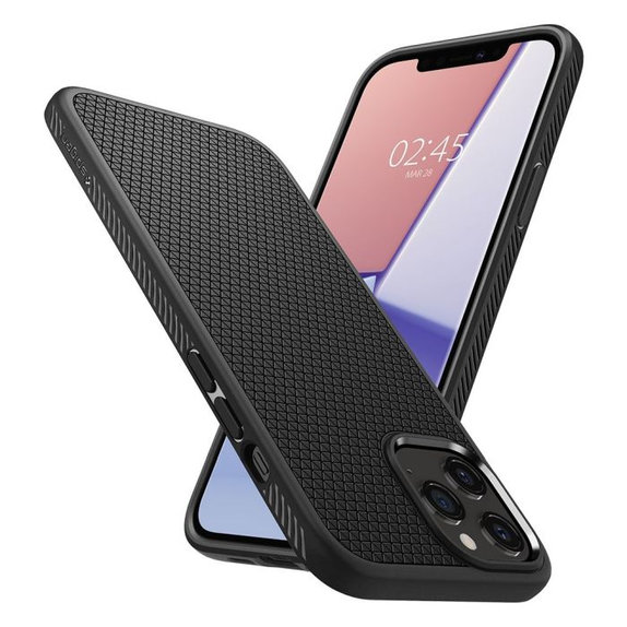 Spigen - Coque Liquid Air pour iPhone 12 & 12 Pro, noire