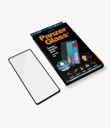 PanzerGlass - Coque en verre trempé Friendly AB pour Samsung Galaxy A52, A52 5G, A52s & A53 5G, noir