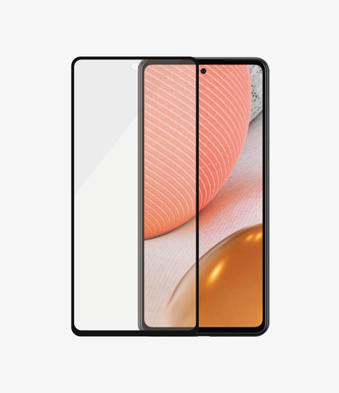 PanzerGlass - Étui en verre trempé Friendly AB pour Samsung Galaxy A72, noir