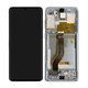 Samsung Galaxy S20 Plus G985F - Écran LCD + Écran Tactile + Cadre (Blanc Nuage) - GH82-22134B, GH82-22145B Genuine Service Pack