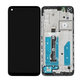 Motorola Moto G8 XT2045 - Écran LCD + Écran Tactile + Cadre (Noir) - 5D68C16383 Genuine Service Pack
