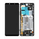 Sony Xperia 1 II - Écran LCD + Ecran Tactile + Cadre (Noir) - A5019821A Genuine Service Pack