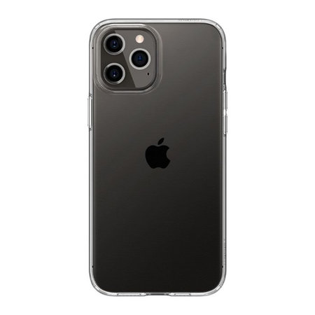 Spigen - Étui Liquid Crystal pour iPhone 12 ét 12 Pro, Crystal Clear