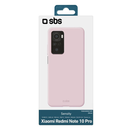 SBS - Coque Sensity pour Xiaomi Redmi Note 10 Pro, rose