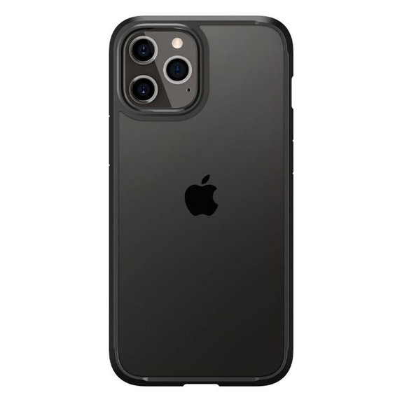 Spigen - Coque Ultra Hybride pour iPhone 12 & 12 Pro, noir