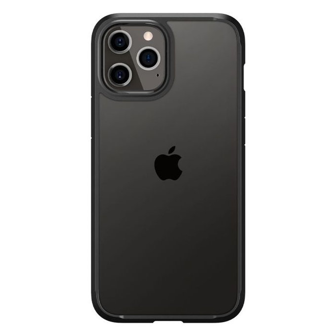 Spigen - Coque Ultra Hybride pour iPhone 12 & 12 Pro, noir