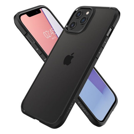Spigen - Coque Ultra Hybride pour iPhone 12 & 12 Pro, noir