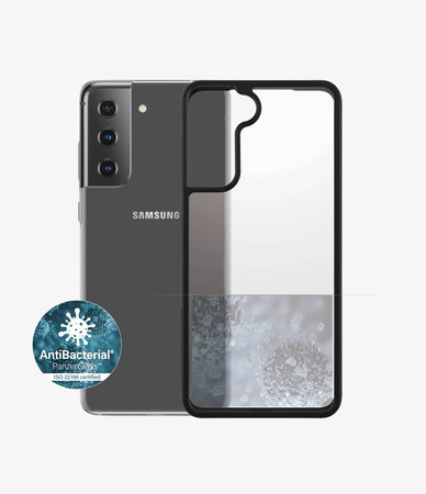 PanzerGlass - Étui ClearCase AB pour Samsung Galaxy S21, noir
