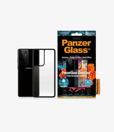PanzerGlass - Étui ClearCase AB pour Samsung Galaxy S21 Ultra, noir