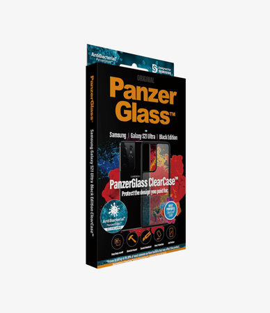 PanzerGlass - Étui ClearCase AB pour Samsung Galaxy S21 Ultra, noir