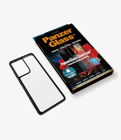 PanzerGlass - Étui ClearCase AB pour Samsung Galaxy S21 Ultra, noir