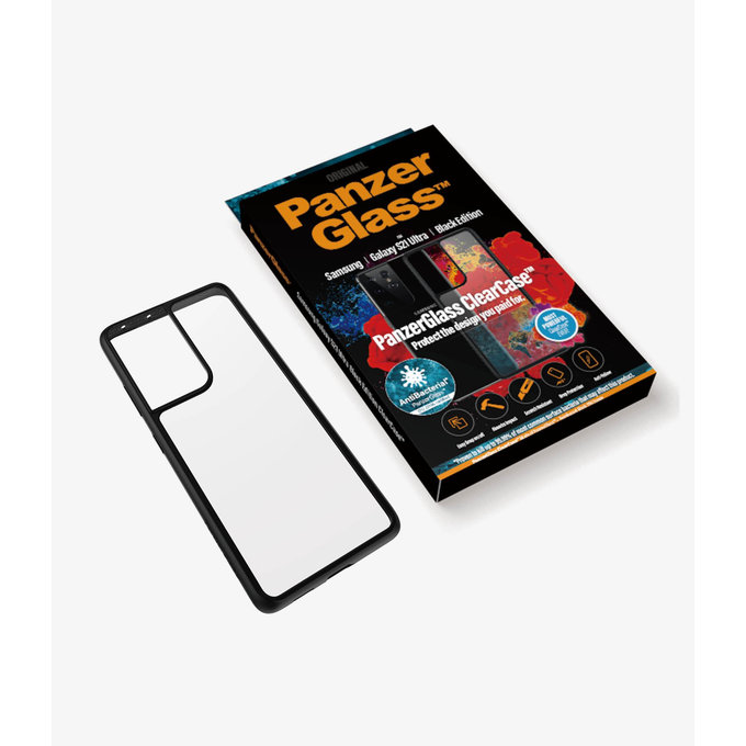 PanzerGlass - Étui ClearCase AB pour Samsung Galaxy S21 Ultra, noir