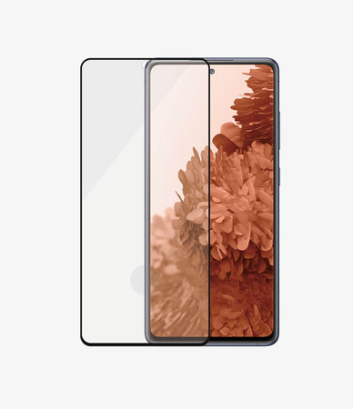 PanzerGlass - Étui en verre trempé Friendly AB pour Samsung Galaxy S21+, Empreinte digitale komp., noir