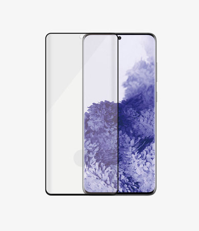 PanzerGlass - Étui en verre trempé Friendly AB pour Samsung Galaxy S21 Ultra, Empreinte digitale komp., noir
