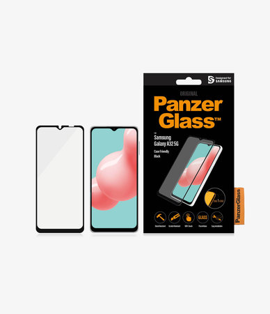 PanzerGlass - Compatible avec les coques en verre trempé pour Samsung Galaxy A32 5G, noir